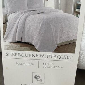 NEW Sherbourne  Quilt - Birch Hill by Levtex Home. FULL/QUEEN